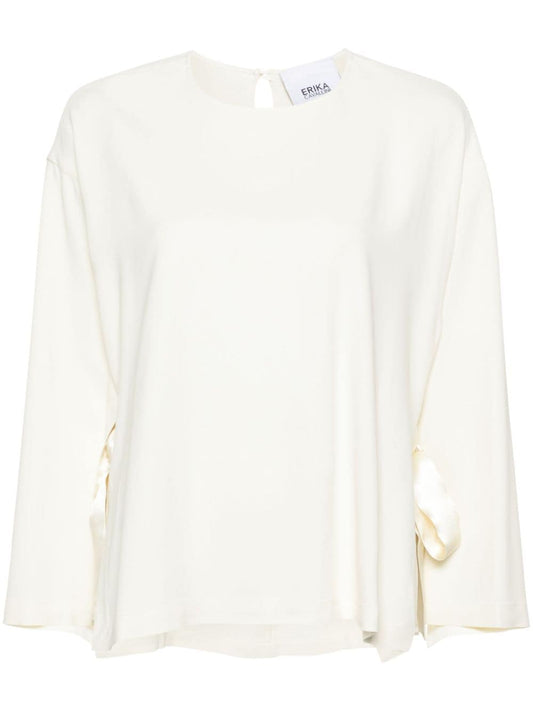 Erika Cavallini Semi-Couture Top White