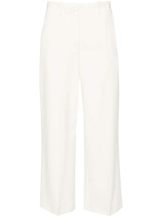 Erika Cavallini Semi-Couture Trousers White