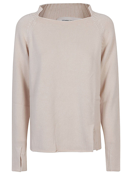 Liviana Conti Sweaters Beige