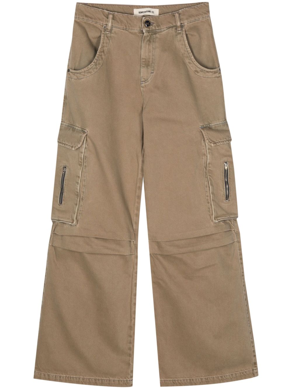 Semicouture Trousers Beige