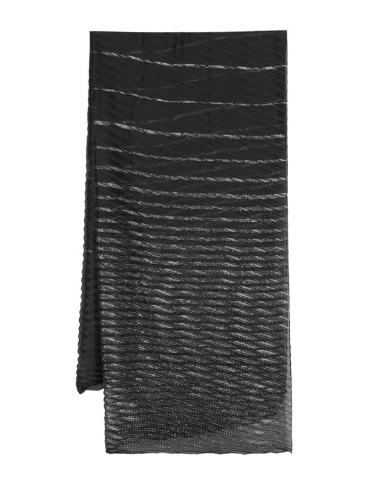 Emporio Armani Scarfs Black