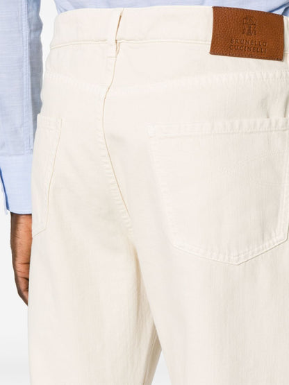 Brunello Cucinelli Trousers White