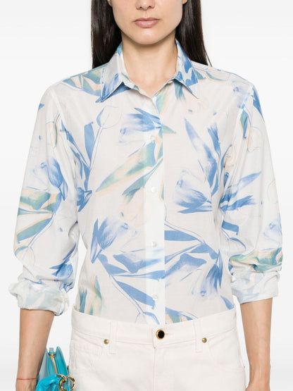 Paul Smith Shirts Clear Blue