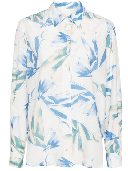 Paul Smith Shirts Clear Blue