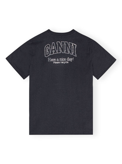 GANNI T-shirts and Polos Black