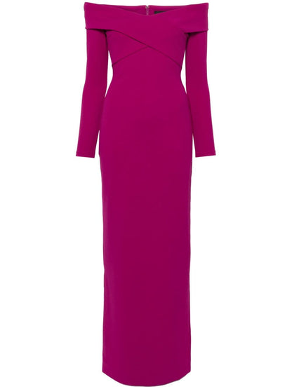 Solace London Dresses Fuchsia