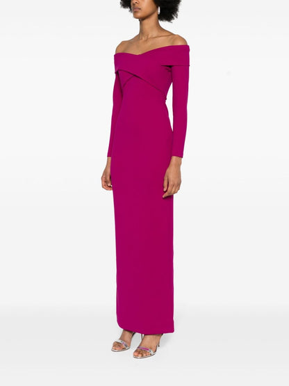 Solace London Dresses Fuchsia