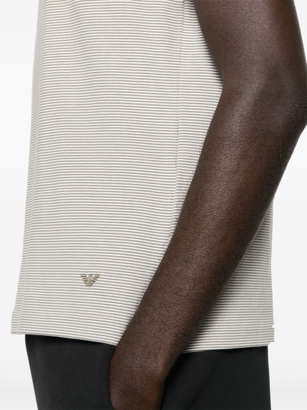 Emporio Armani T-shirts and Polos Dove Grey