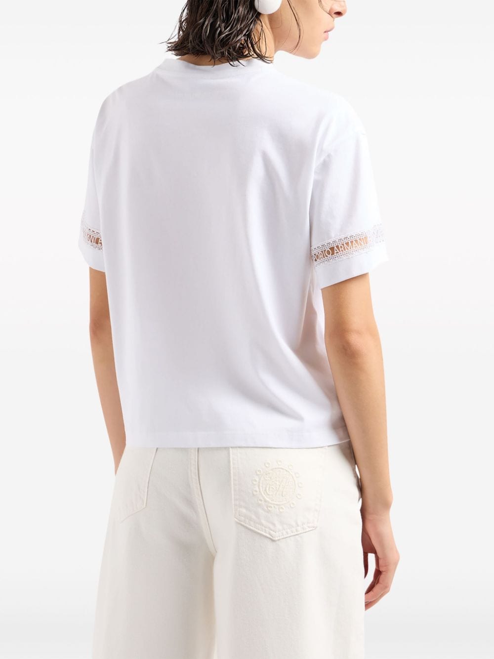 Emporio Armani T-shirts and Polos White