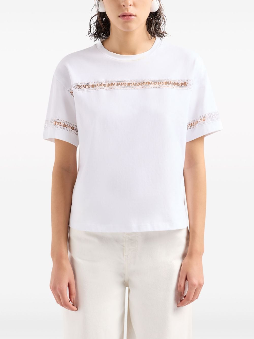 Emporio Armani T-shirts and Polos White