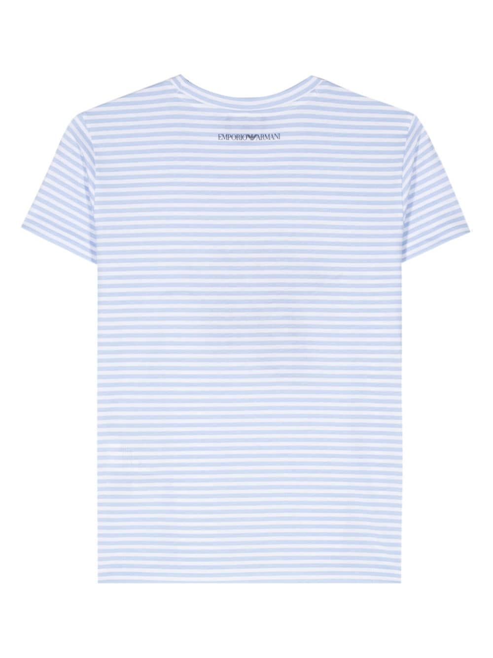 Emporio Armani T-shirts and Polos Clear Blue