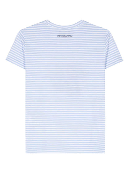 Emporio Armani T-shirts and Polos Clear Blue