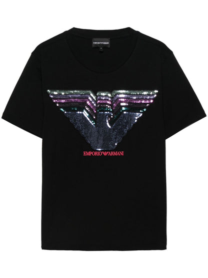 Emporio Armani T-shirts and Polos Black