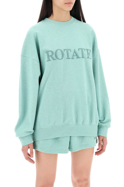 Rotate organic cotton crewneck sweatshirt