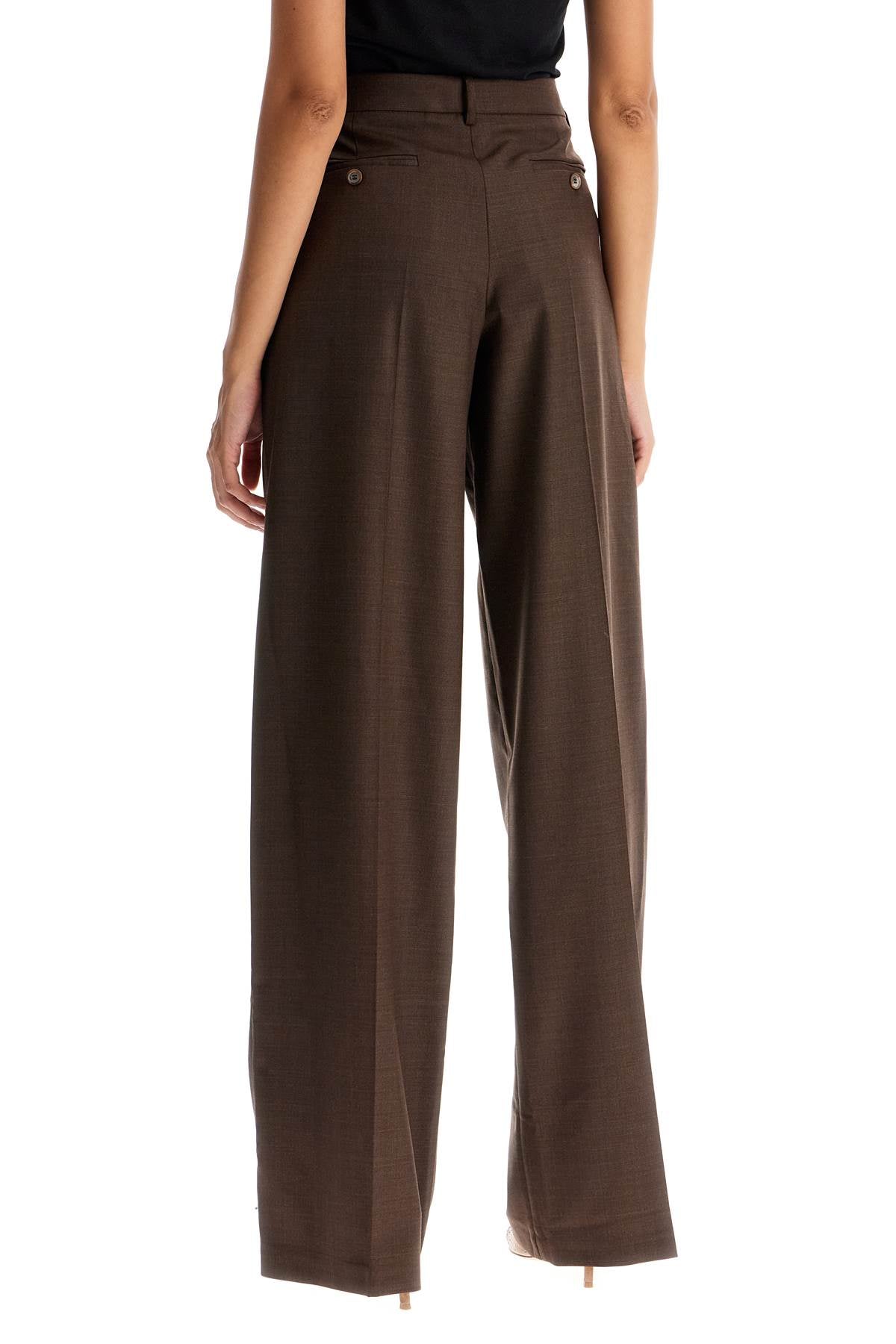 Magda Butrym wide stretch wool trousers for comfortable fit