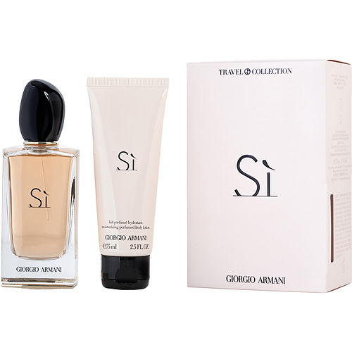 ARMANI SI - EAU DE PARFUM SPRAY 3.4 OZ & BODY LOTION 2.5 OZ (TRAVEL OFFER)