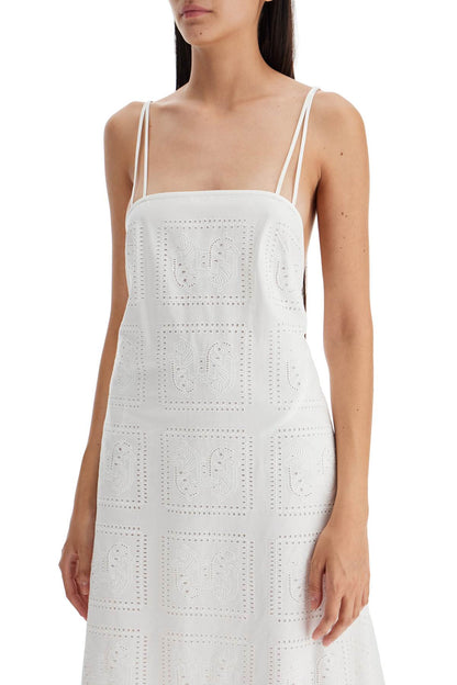 Tory Burch midi lace dress in seven