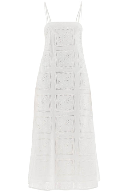 Tory Burch midi lace dress in seven