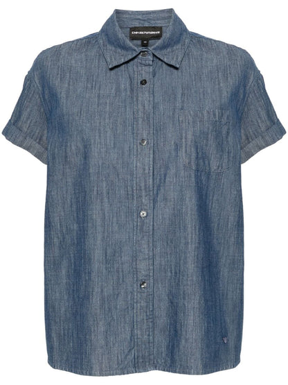 Emporio Armani Shirts Blue