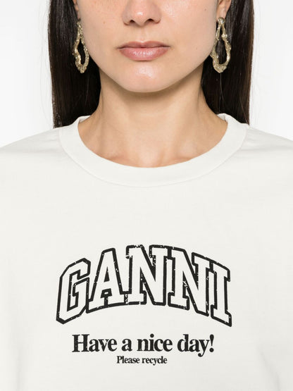 GANNI Sweaters White