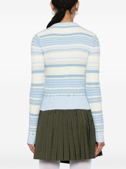 GANNI Sweaters Clear Blue