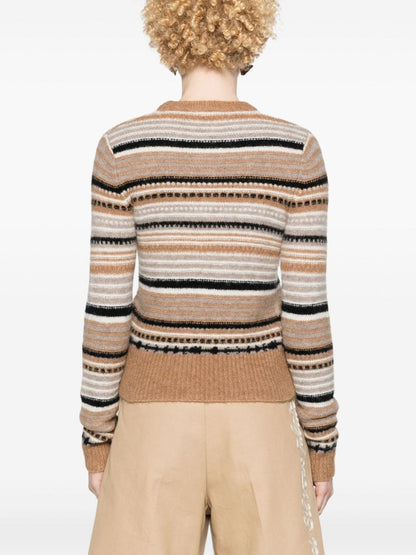 GANNI Sweaters Beige