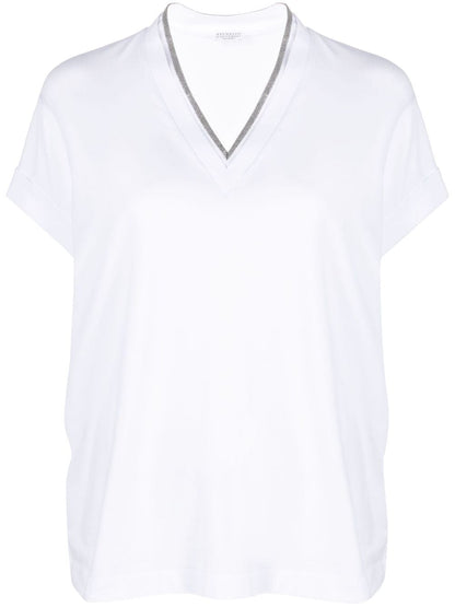 Brunello Cucinelli T-shirts and Polos White