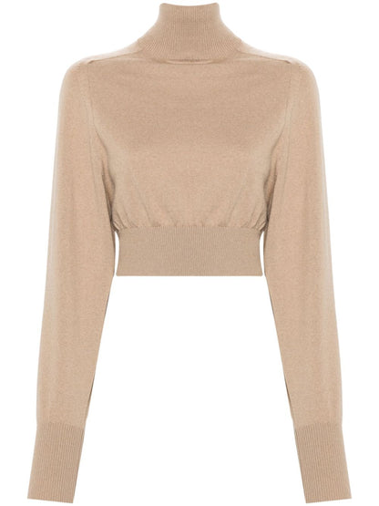 SPORTMAX PRE Sweaters Camel