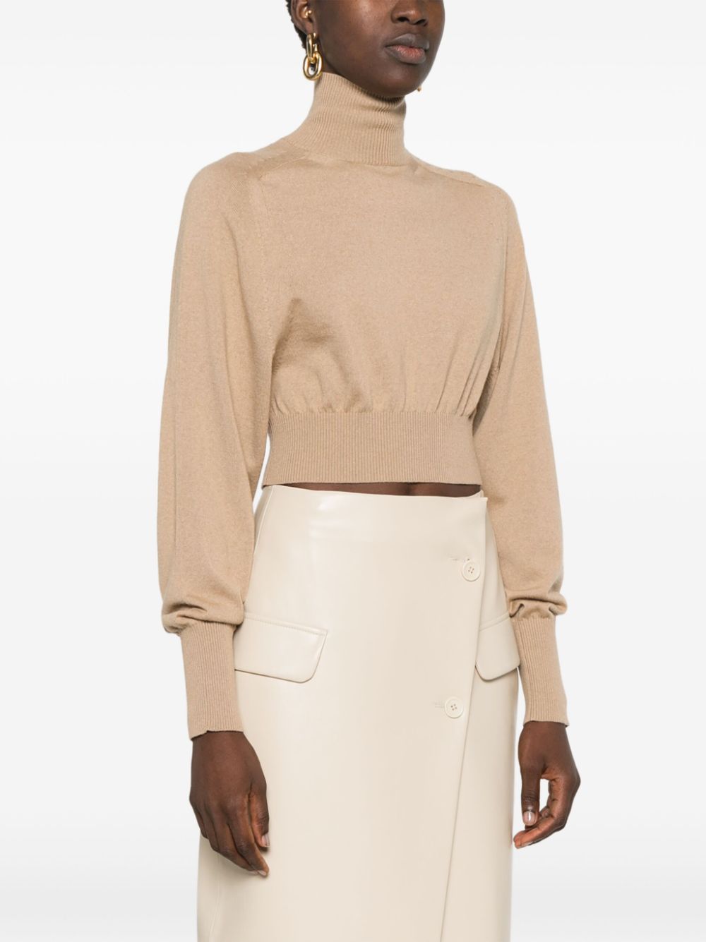 SPORTMAX PRE Sweaters Camel