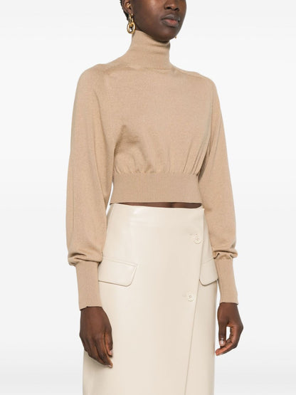 SPORTMAX PRE Sweaters Camel