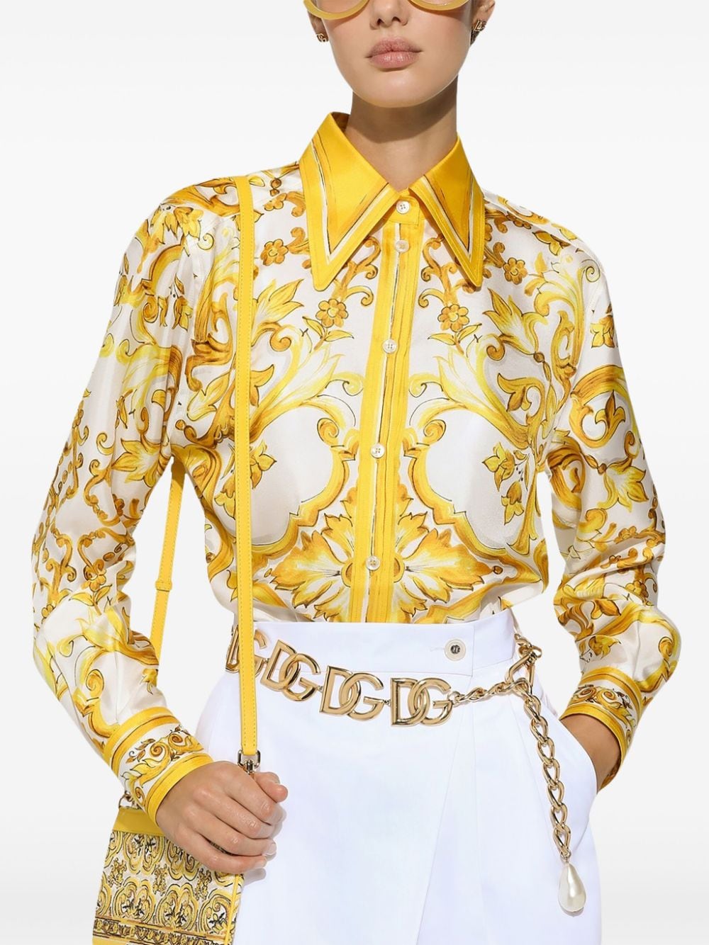 Dolce & Gabbana Shirts Yellow