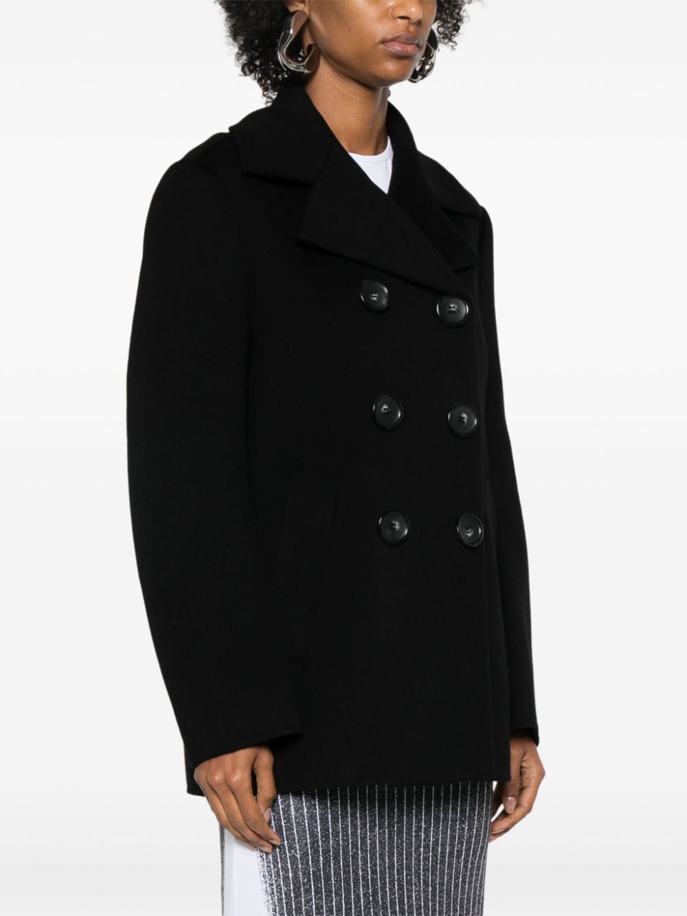 SPORTMAX PRE Coats Black