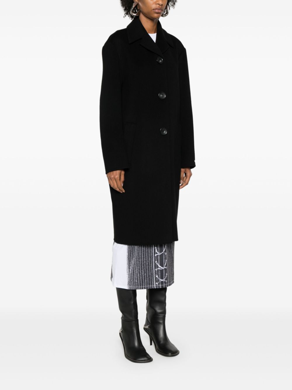 SPORTMAX PRE Coats Black