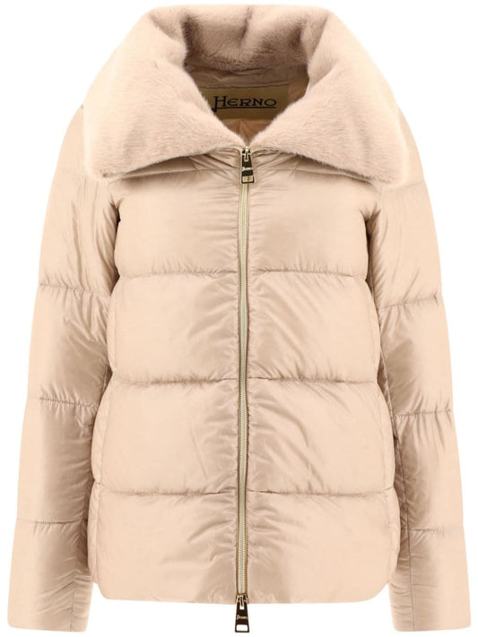 Herno Coats Beige