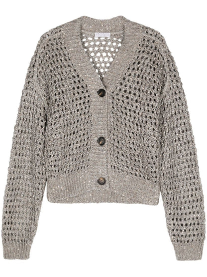 Brunello Cucinelli Sweaters Grey