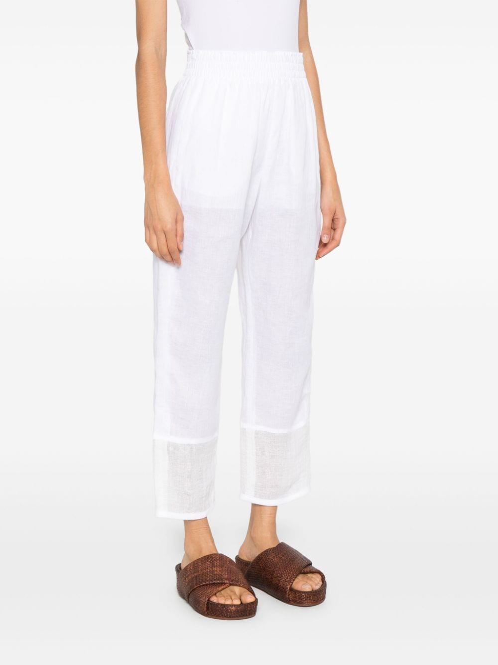 Emporio Armani Trousers White