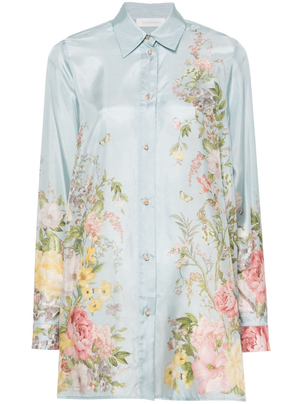 Zimmermann Shirts Clear Blue