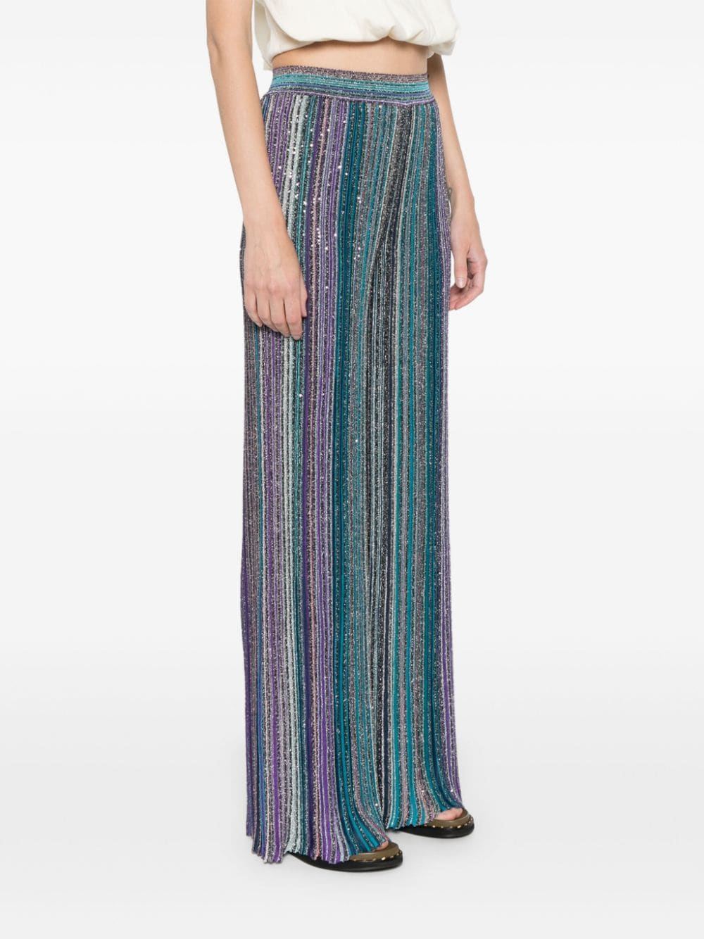 Missoni Trousers Clear Blue