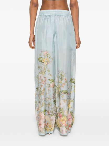 Zimmermann Trousers Clear Blue