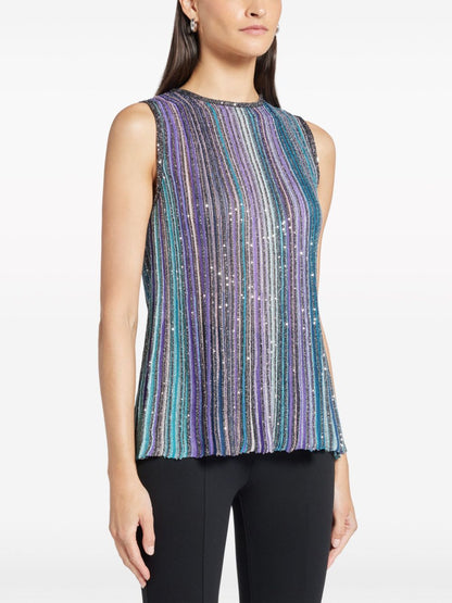 Missoni Top Clear Blue