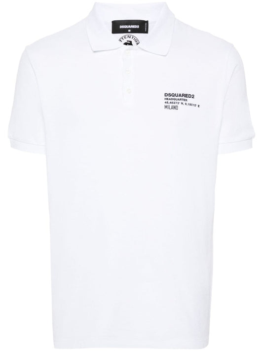 Dsquared2 T-shirts and Polos White