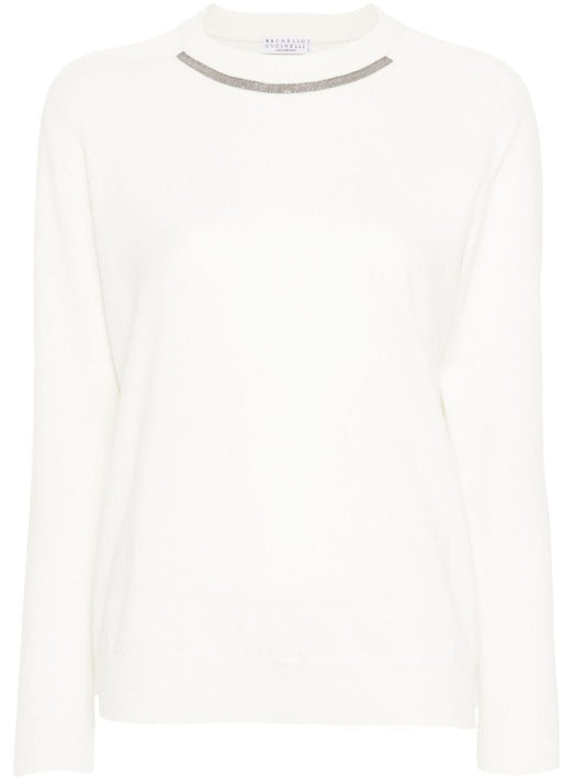 Brunello Cucinelli Sweaters White