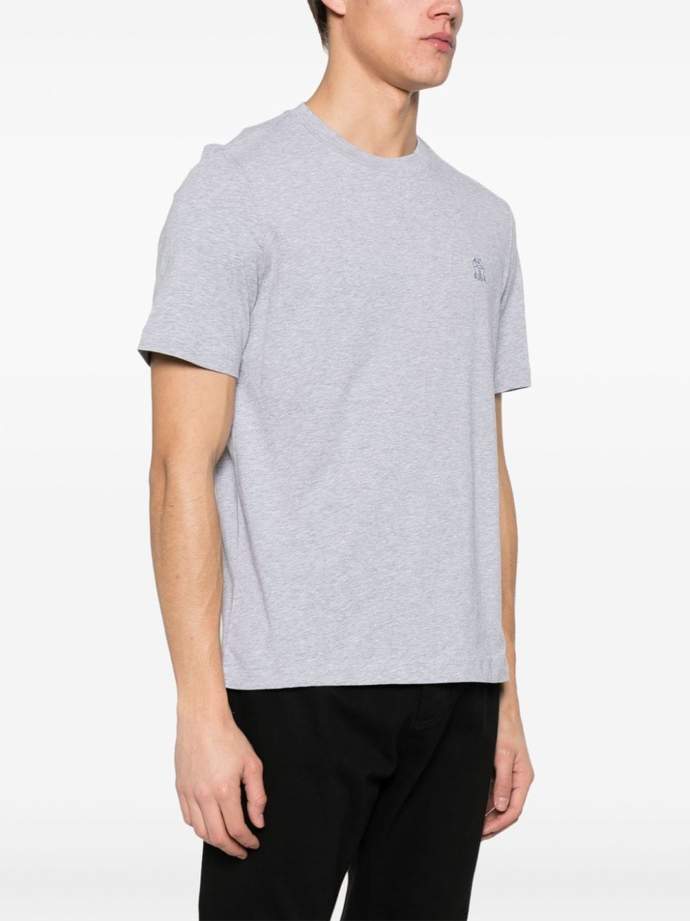 Brunello Cucinelli T-shirts and Polos Grey