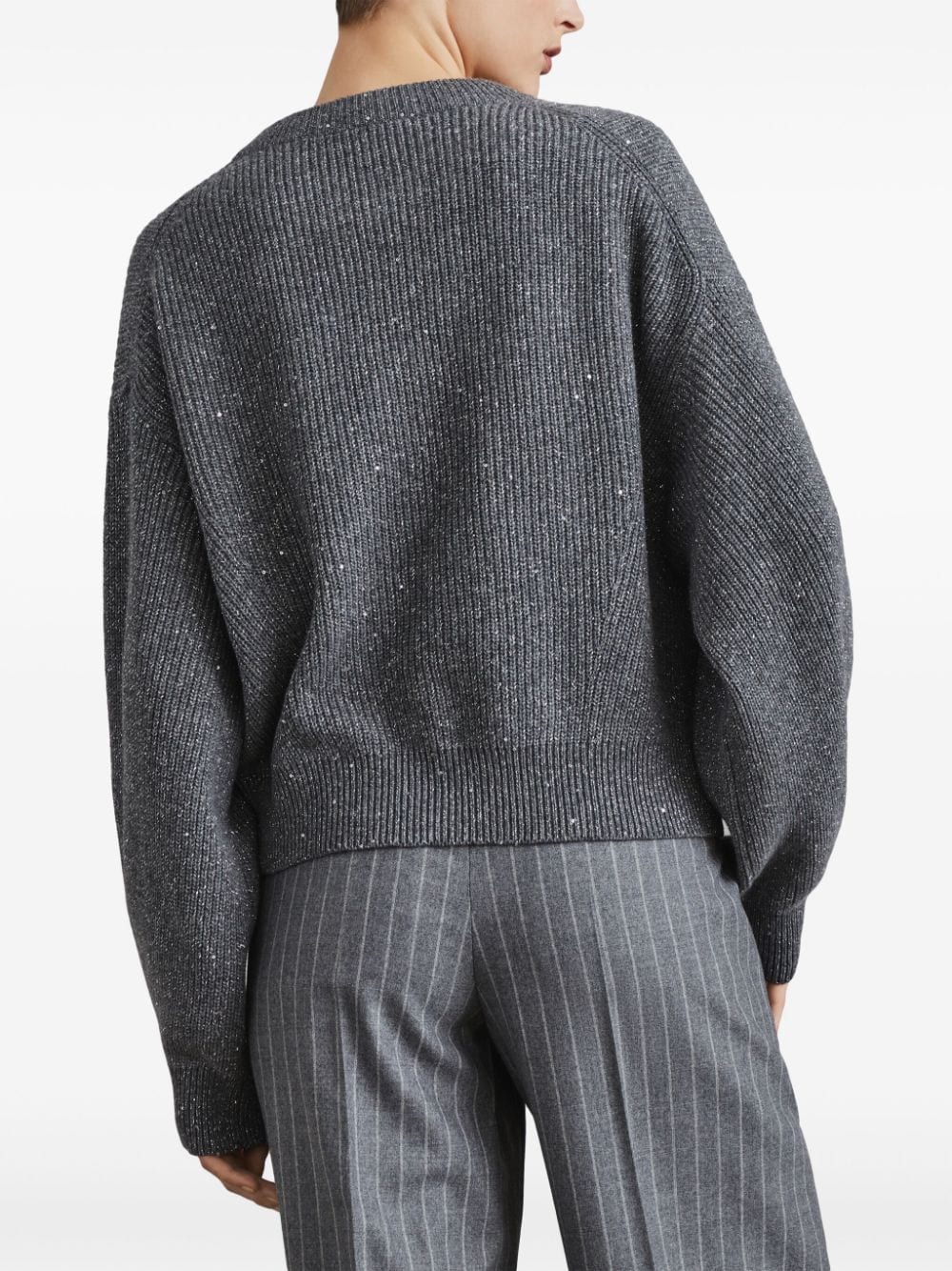 Brunello Cucinelli Sweaters Grey