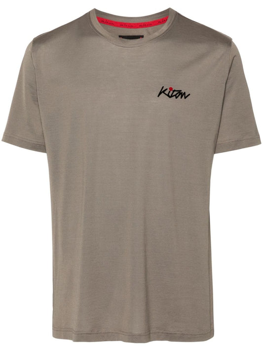 Kiton T-shirts and Polos Grey