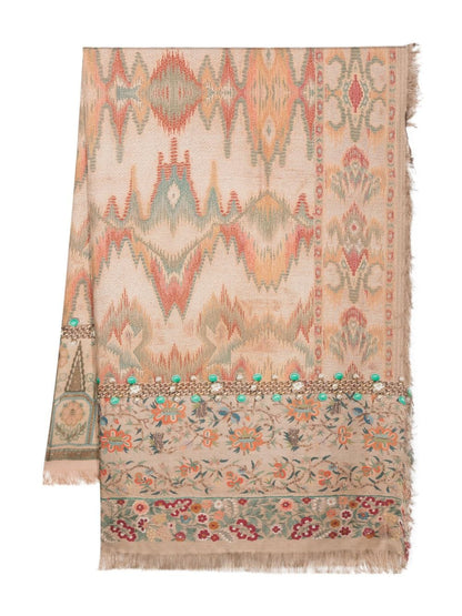 Pierre Louis Mascia Scarfs Beige