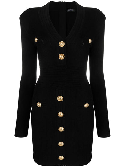 Balmain Dresses Black