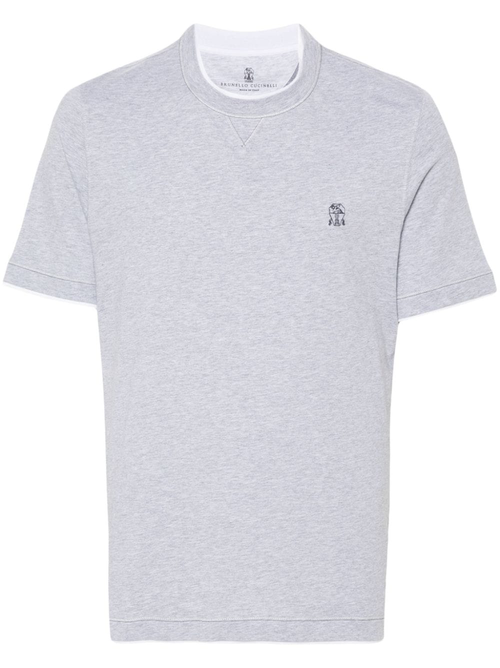 Brunello Cucinelli T-shirts and Polos Grey