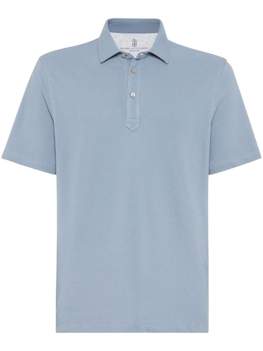 Brunello Cucinelli T-shirts and Polos Clear Blue