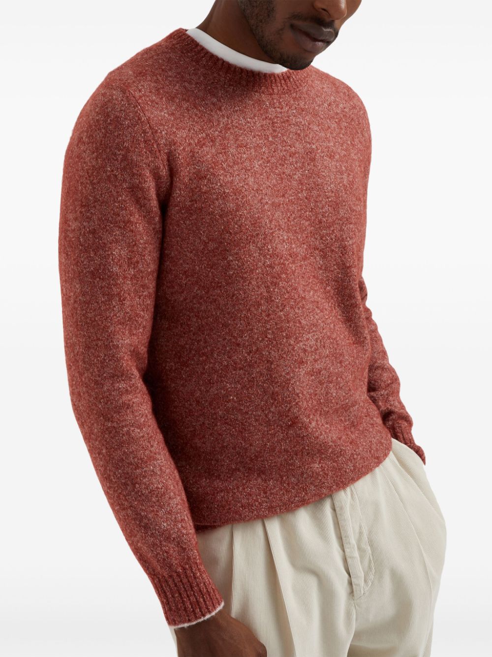 Brunello Cucinelli Sweaters Coral Red